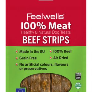 Feelwells - 100% Meat Treats - Beef Strips